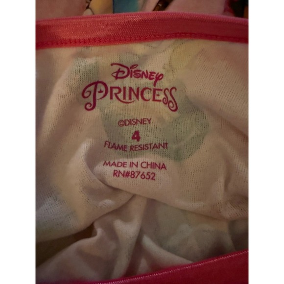 Size 4 Disney Princess Dolly And Me Matching Night gowns Pajamas - Picture 8 of 10